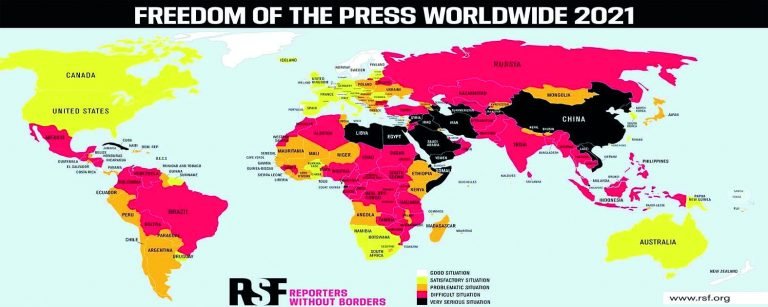 Καθίζηση της ελευθερίας του Τύπου στην Ελλάδα