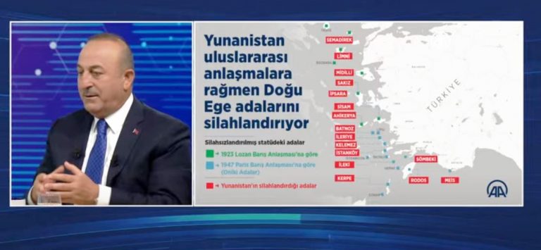 H Ελλάδα απαντά στον Τσαβούσογλου: «Ανιστόρητες προκλήσεις που δεν εδράζονται πουθενά»