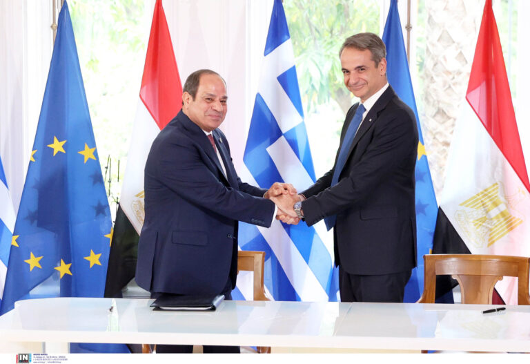 Κοινό μέτωπο από Μητσοτάκη και Σίσι απέναντι στις προκλήσεις