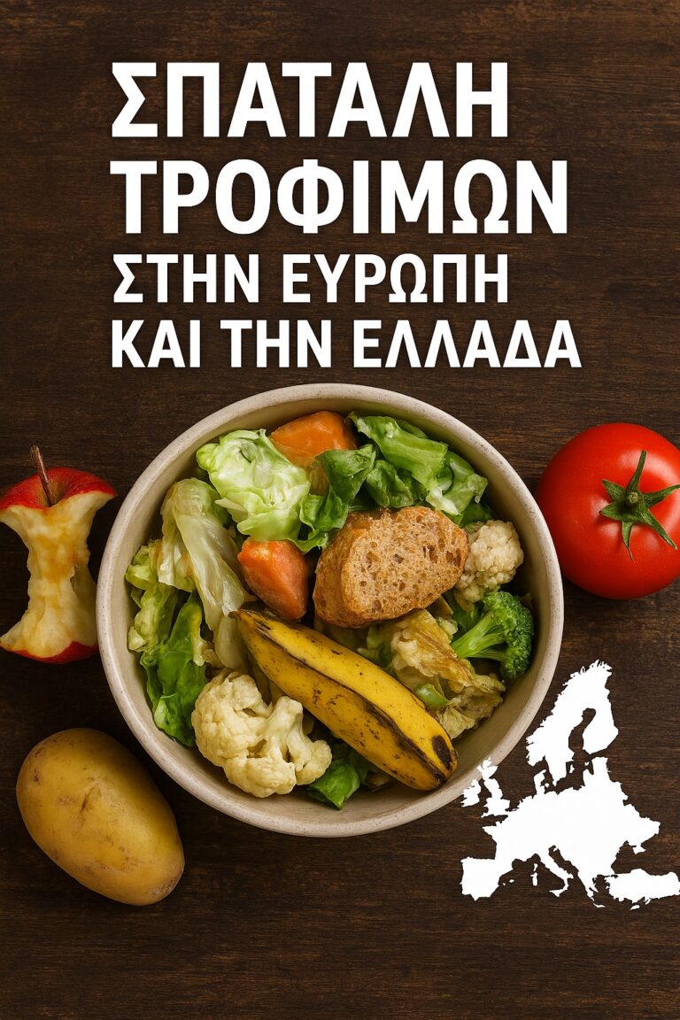 Η σπατάλη τροφίμων στην Ευρώπη και την Ελλάδα