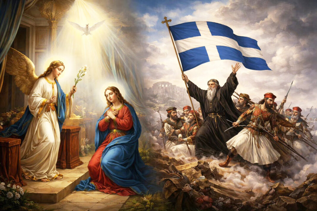 Ένα Ευαγγέλιο κράτησε το Γένοςκαι ένας Ευαγγελισμός το λευτέρωσε Ένα Ευαγγέλιο κράτησε το Γένοςκαι ένας Ευαγγελισμός το λευτέρωσε